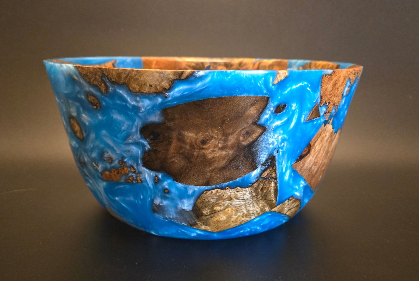 Art Burl with Epoxy Bowl